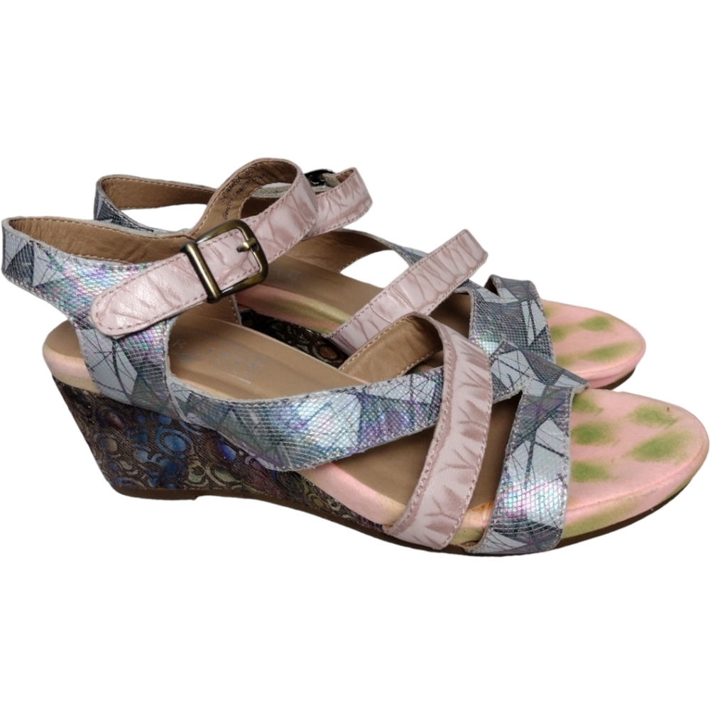 Stylish Multicolor Wedge Sandals